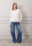 T-shirt over punte sul retro
