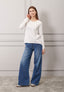 T-shirt over punte sul retro