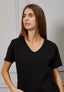 T-shirt over scollo a v
