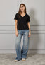 T-shirt over scollo a v