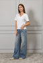 T-shirt over scollo a v