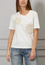 T-shirt patch macramè