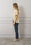 T-shirt righe manica risvolto