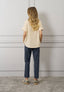 T-shirt righe manica risvolto