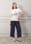 T-shirt stampata con scritta