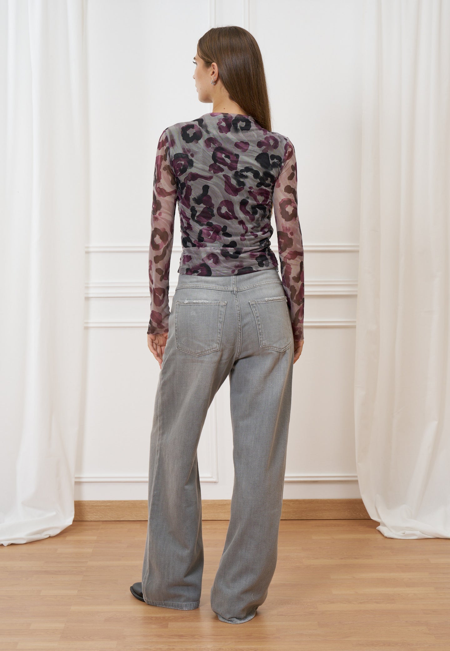 T-shirt tulle animalier