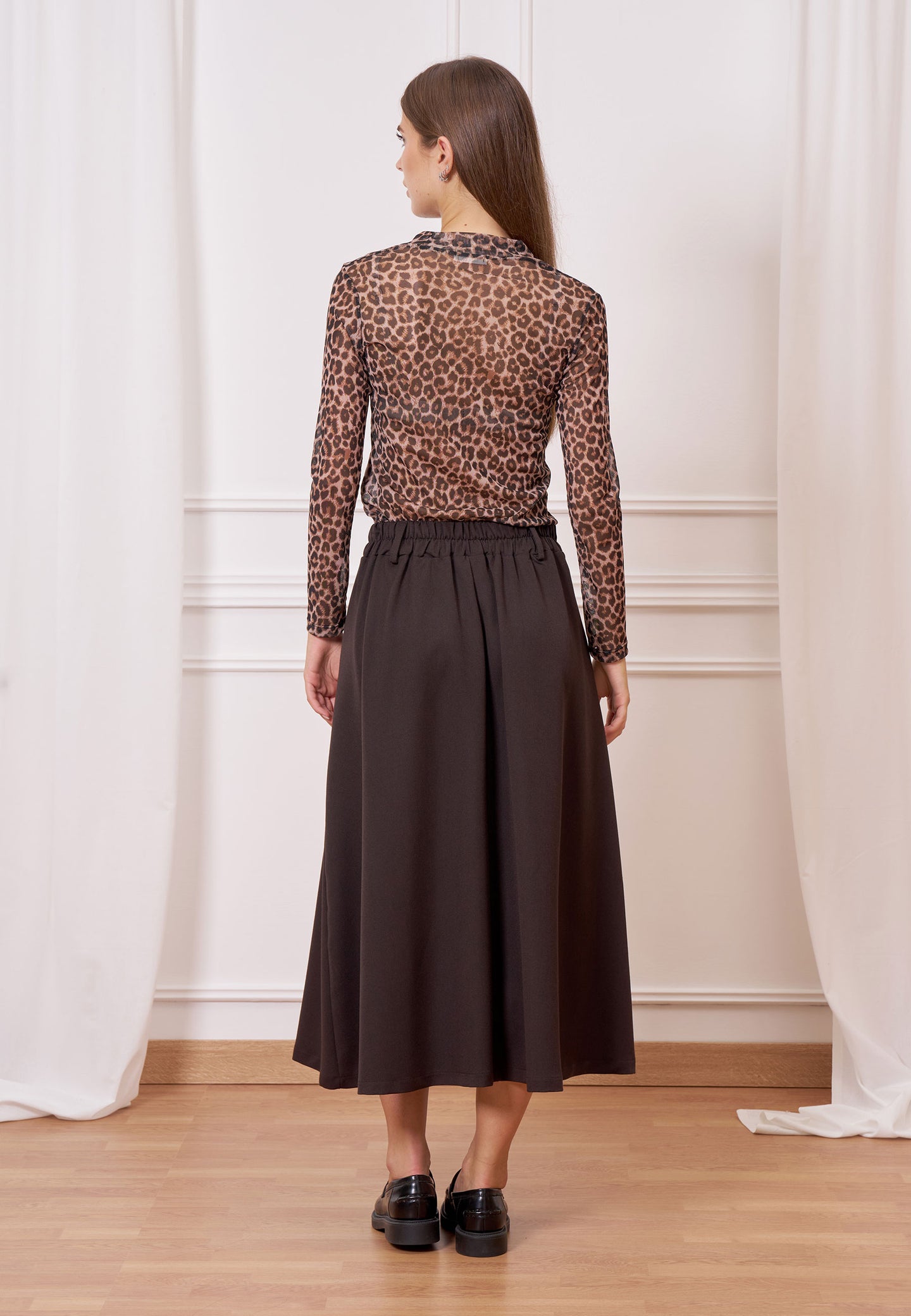 T-shirt tulle maculata