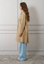 Trench gabardina con cappuccio