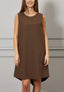 Vestito corto con nodo retro