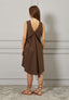 Vestito corto con nodo retro