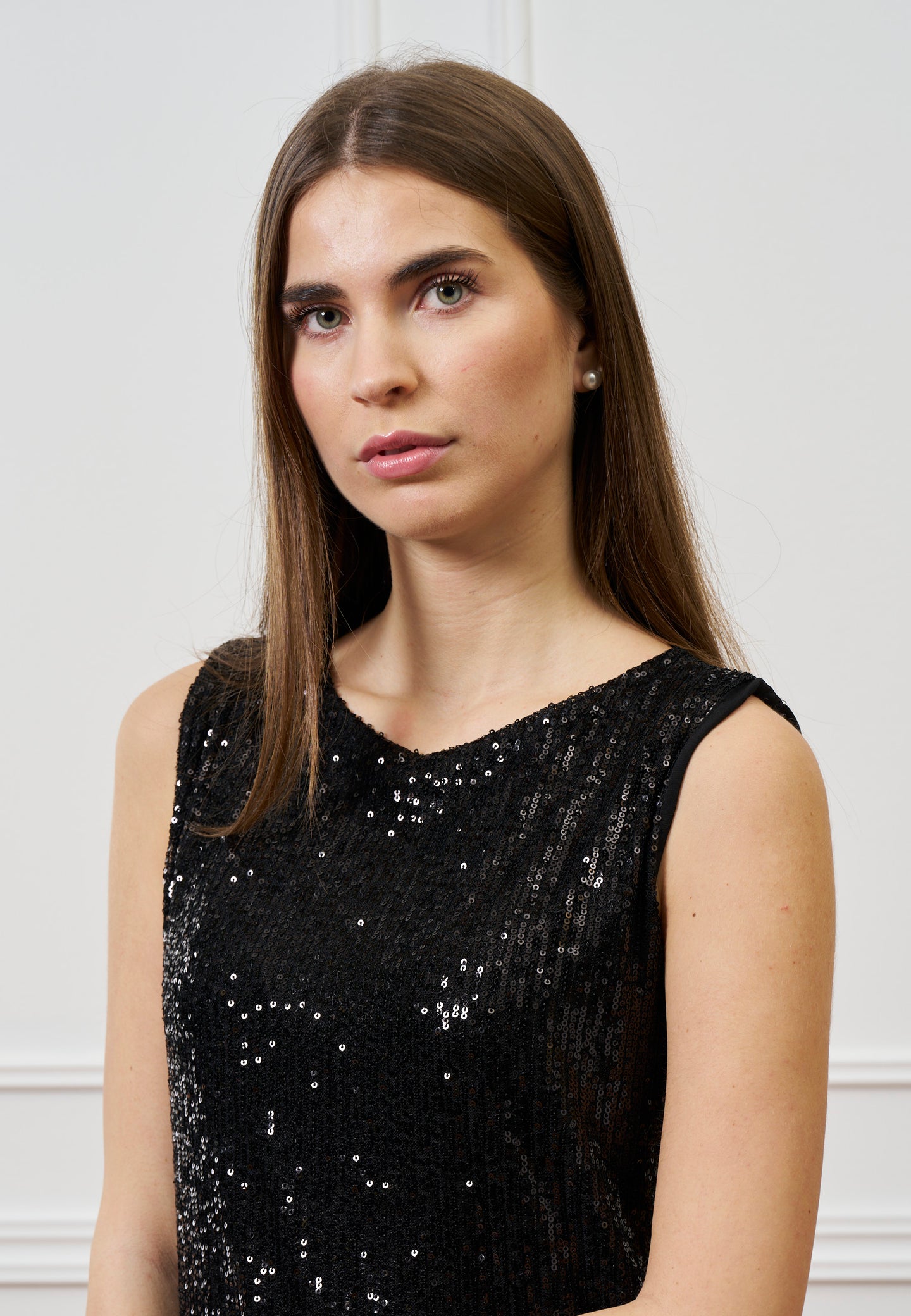 Vestito corto paillettes