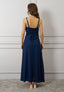 Vestito lungo corpetto floreale