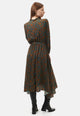 Vestito lungo fantasia bicolore