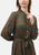 Vestito lungo fantasia bicolore