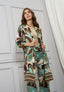 Vestito midi chemisier stampato