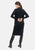 Vestito midi in maglina collo cratere