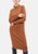 Vestito midi in maglina collo cratere