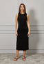 Vestito midi nodo davanti