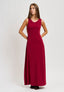 Vestito lungo smanicato - BORDEAUX