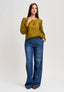 Blusa in tencell con volant ai polsi - OCRA