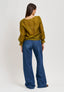 Blusa in tencell con volant ai polsi - OCRA