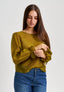 Blusa in tencell con volant ai polsi - OCRA