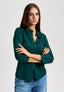 Camicia maniche a tre quarti - VERDE