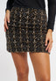 Gonna corta in paillettes - NERO