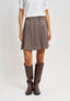 Gonna corta a pieghe in galles - BEIGE