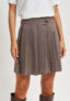 Gonna corta a pieghe in galles - BEIGE