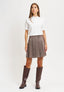 Gonna corta a pieghe in galles - BEIGE