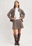 Gonna corta a pieghe in galles - BEIGE