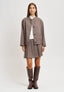 Gonna corta a pieghe in galles - BEIGE