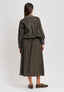 Gonna midi tartan a pieghe - MILITARE