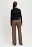 Cardigan a costine con lurex - NERO
