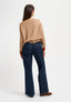Cardigan con bordi a contrasto - BEIGE