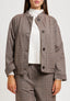Giacca in galles con bottoni - BEIGE