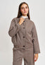 Giacca in galles con bottoni - BEIGE