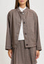 Giacca in galles con bottoni - BEIGE