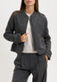 Giacca corta con zip - GRIGIO SCURO