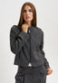 Giacca corta con zip - GRIGIO SCURO