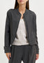 Giacca corta con zip - GRIGIO SCURO