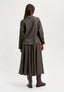 Giacca camicia in galles - FANGO