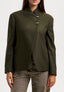Giacca con chiusura diagonale - MILITARE