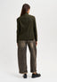 Giacca con chiusura diagonale - MILITARE
