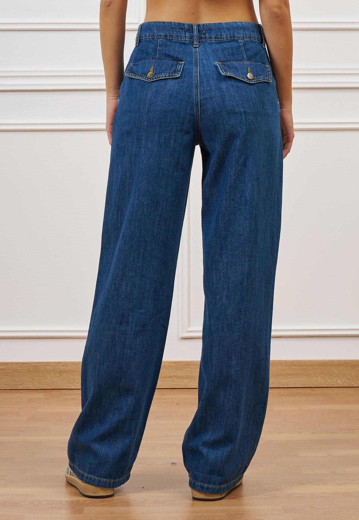 Jeans palazzo vita media