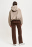 Cappotto bomber con cappuccio - BEIGE