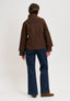 Cappotto corto con interno piumino - MARRONE