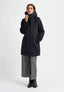 Cappotto con inserto piumino - NERO