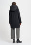Cappotto con inserto piumino - NERO